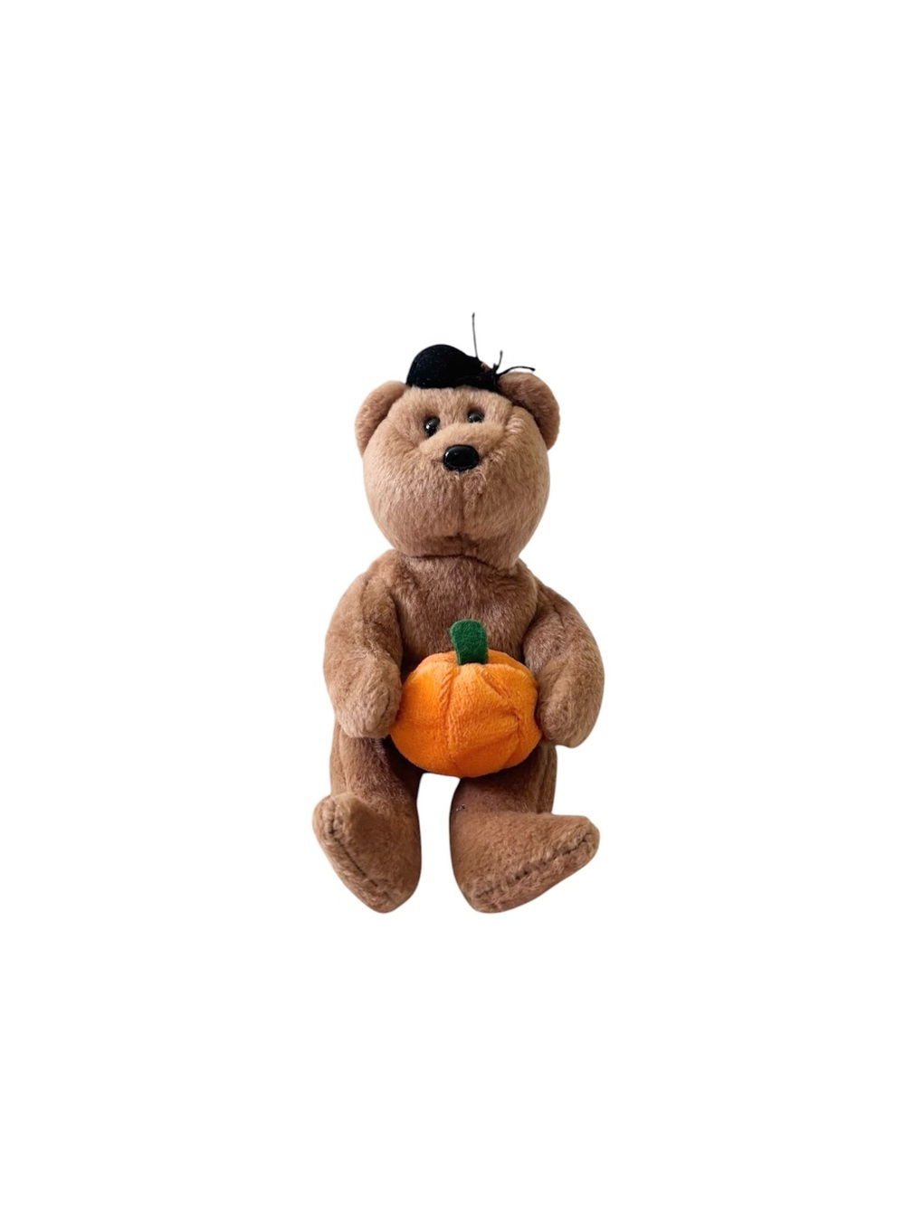 5/$15 🩷 MUST BUNDLE Ty Plush Brown Bear Holding Orange Pumpkin - Cute Fall Decor